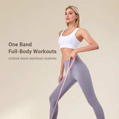 Sculpt Your Dream Body with Figure 8 Resistance Bands – Premium Silicone Fitness Bands for Women