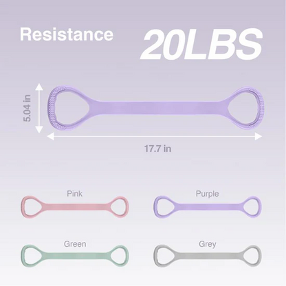 Sculpt Your Dream Body with Figure 8 Resistance Bands – Premium Silicone Fitness Bands for Women